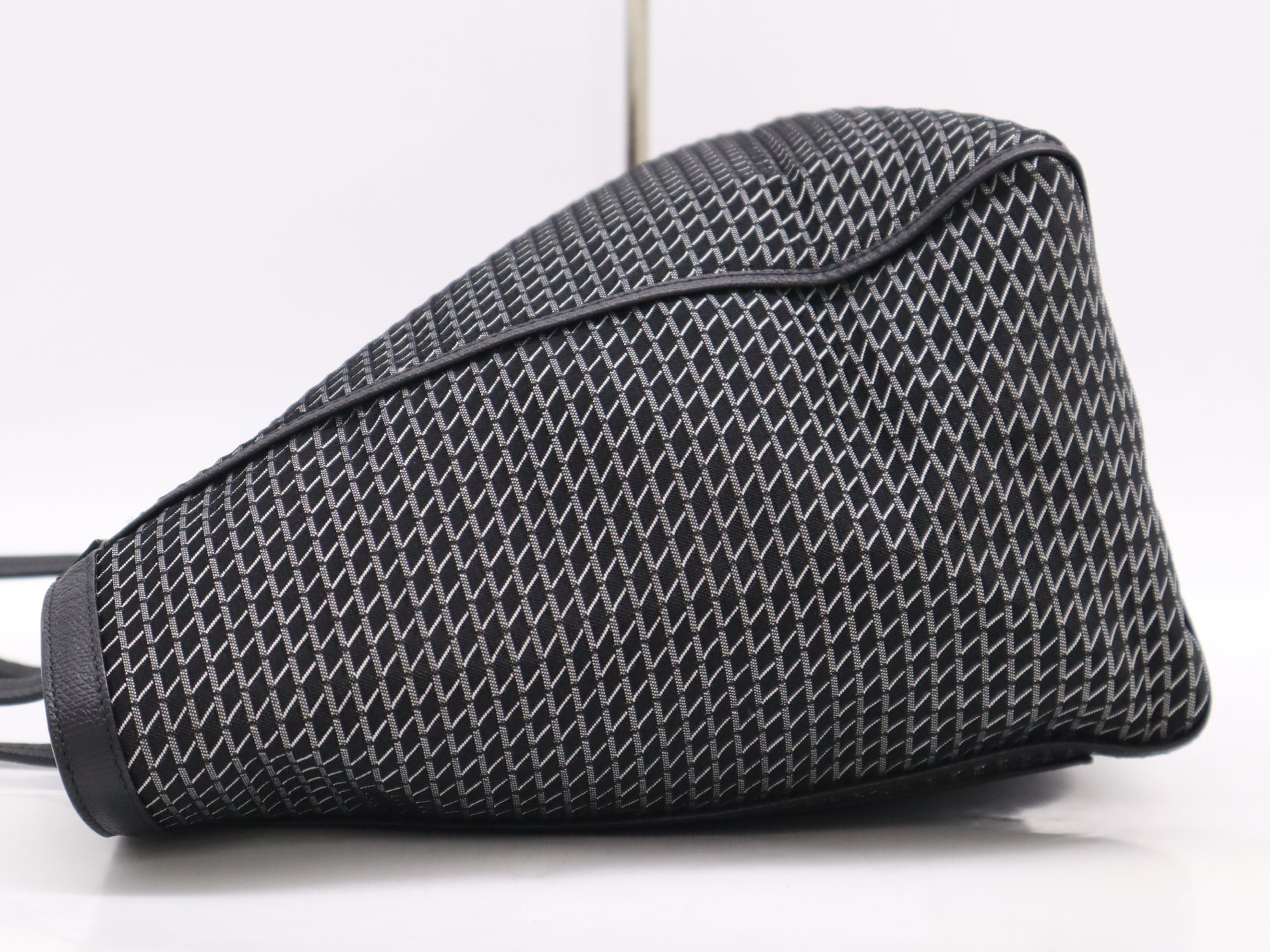 Jacquard x Leather K-VAL Medium Tote Bag, Black, with Dust Bag