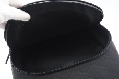 GUCCI GG Rubber Effect Backpack Black 520981 Backpack