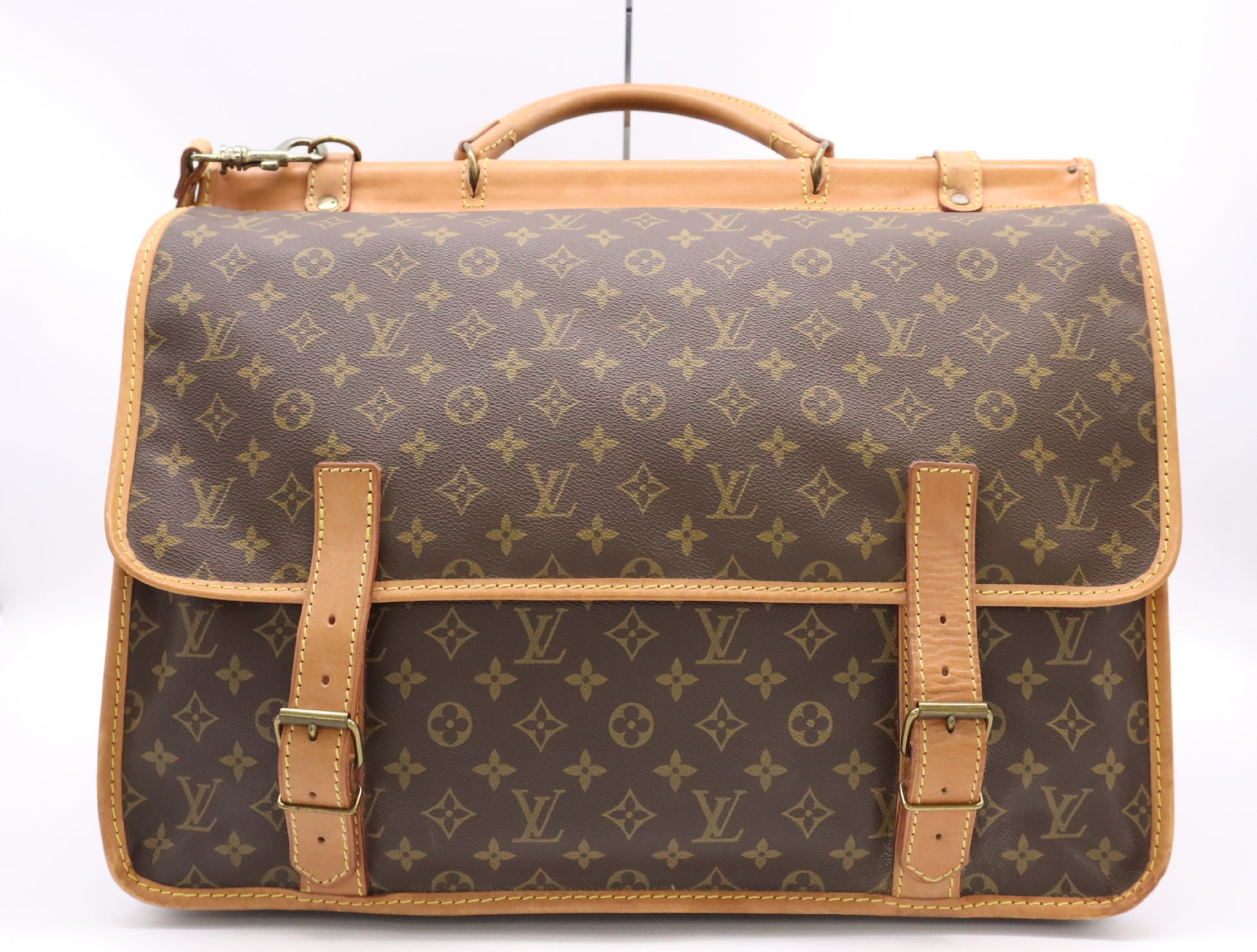 LOUIS VUITTON M58122 Monogram Sac Clever Tote Bag with Strap
