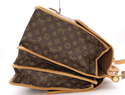 LOUIS VUITTON M58122 Monogram Sac Clever Tote Bag with Strap