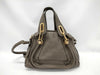 Chloe Leather Paradis 2-Way Handbag Brown