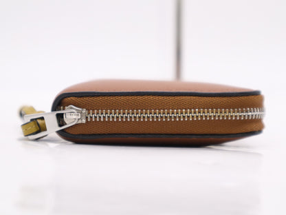 LOEWE Classic Calfskin Zip-Around Wallet in Tan Ocher 262216 Wallet