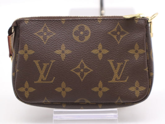 LOUIS VUITTON M58009 Monogram Mini Pochette Accessoires Pouch with Box and Dust Bag