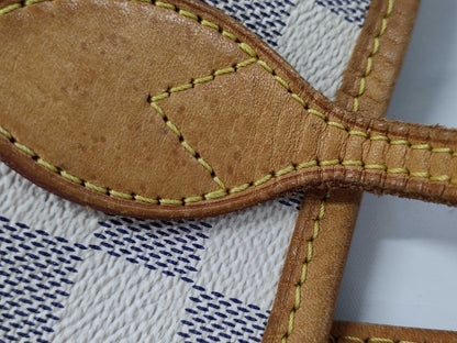 LOUIS VUITTON N41605 Azur Neverfull MM Rose Ballerine Tote Bag