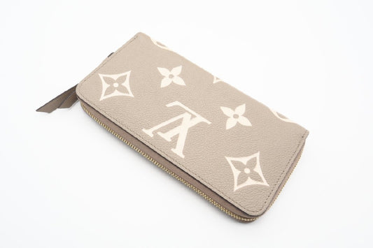 LOUIS VUITTON M69794 Empreinte Zippy Wallet, Two-Tone Tourtrell Crème, RFID Wallet
