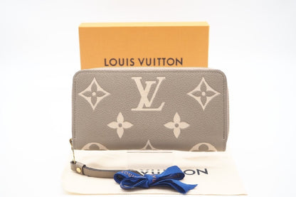 LOUIS VUITTON M69794 Empreinte Zippy Wallet, Two-Tone Tourtrell Crème, RFID Wallet
