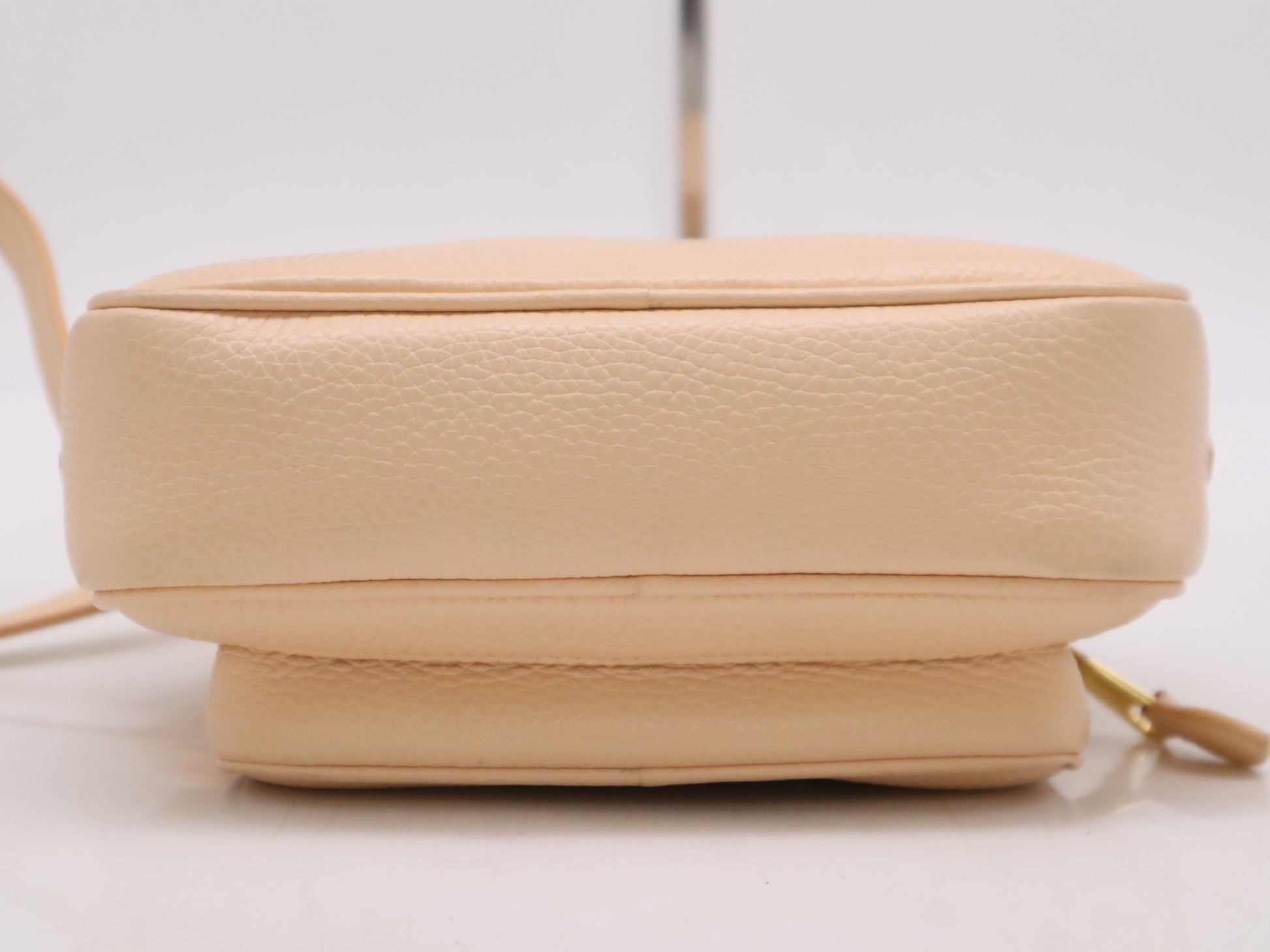 BURBERRY Leather Shoulder Bag/Camera Bag in Peach Pink with Dust Bag