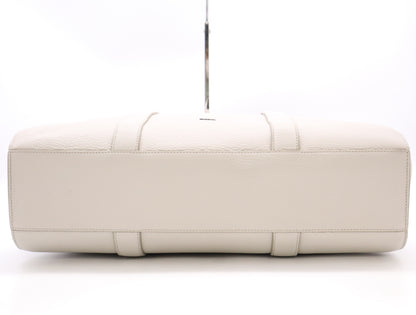 Dior Grained Calfskin Color Large Tote Bag in Gray with Dust Bag