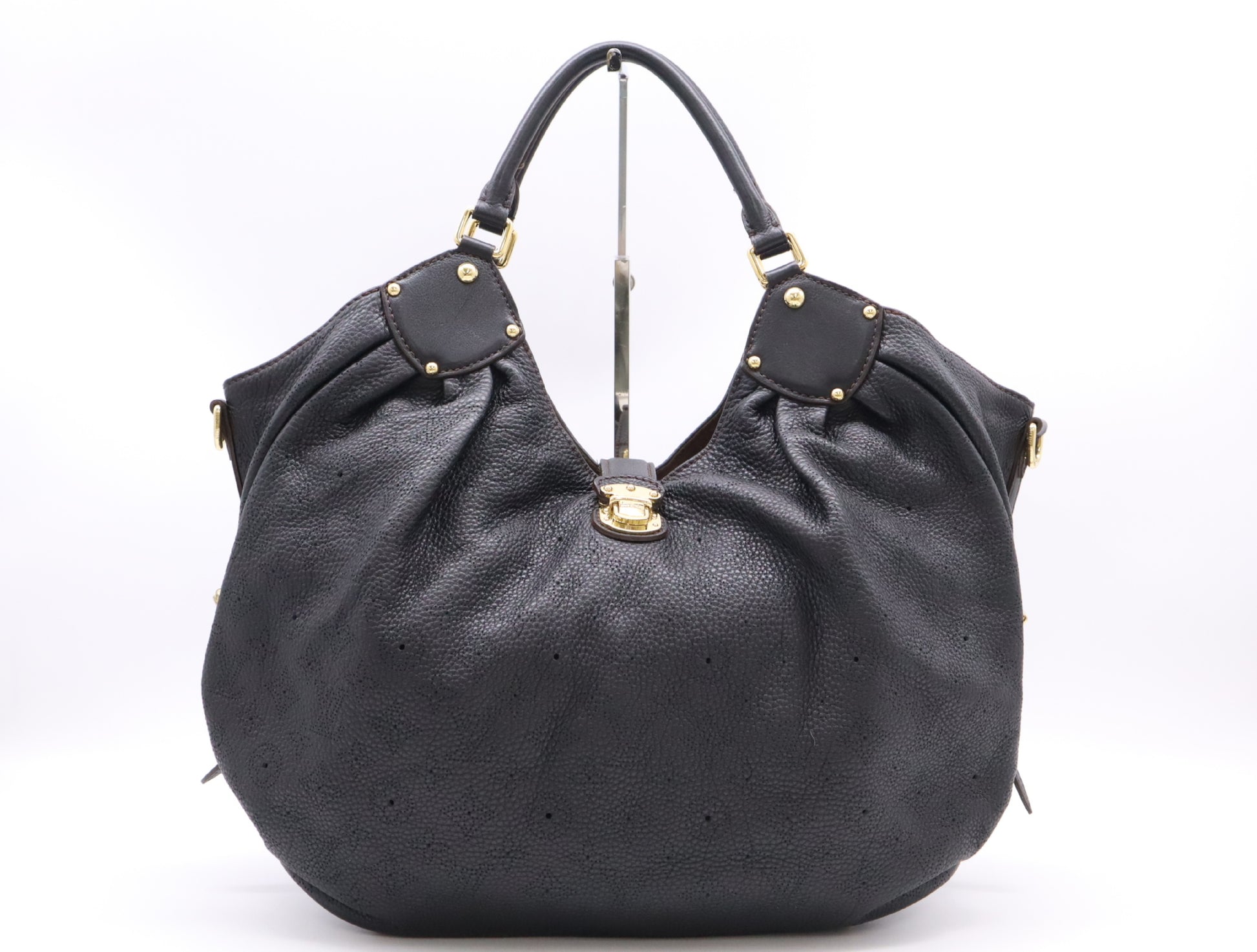 LOUIS VUITTON Mahina M95765 Mahina L Noir Shoulder Bag