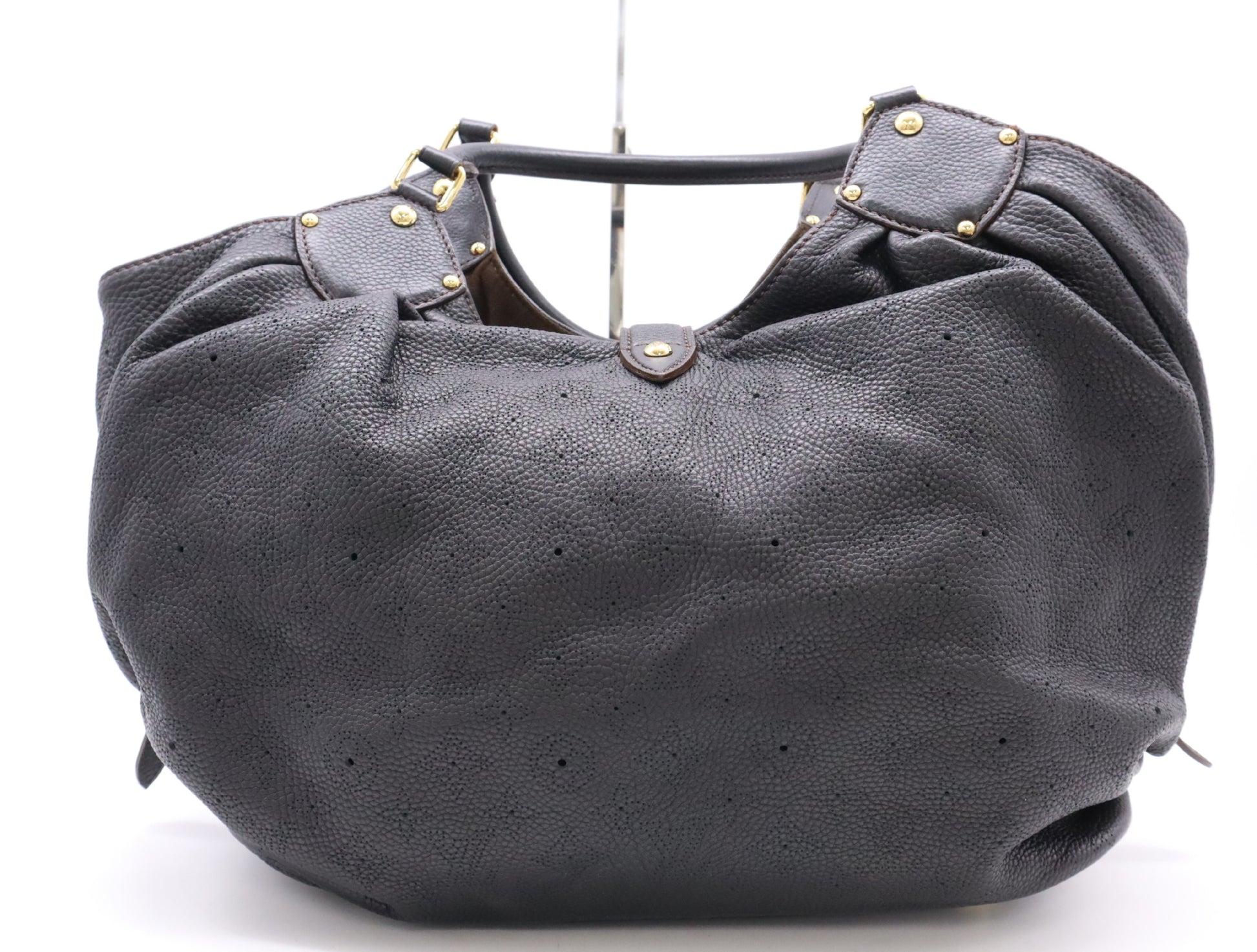 LOUIS VUITTON Mahina M95765 Mahina L Noir Shoulder Bag