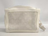LOUIS VUITTON M53287 Monogram Taurillon Leather Soft Trunk White Shoulder Bag with Shoulder Strap