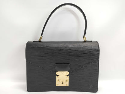 LOUIS VUITTON M52132 Epi Concorde Noir Handbag