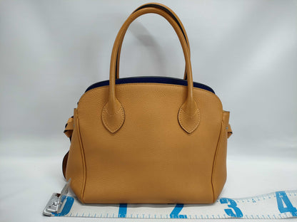 LOUIS VUITTON M51684 Calf Leather Mira PM Kenya Brown Handbag with Cloche, Cadena, 2 Keys, and 2 Dust Bags SP3169