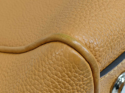 LOUIS VUITTON M51684 Calf Leather Mira PM Kenya Brown Handbag with Cloche, Cadena, 2 Keys, and 2 Dust Bags SP3169