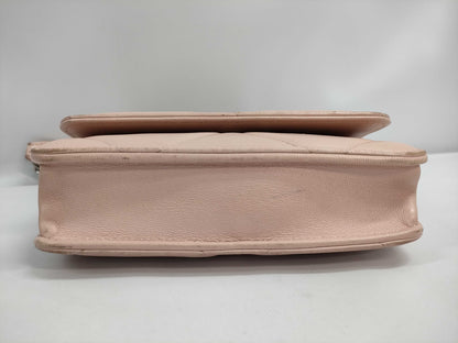 CHANEL Lambskin Phone Case with Chain Clutch, Pink, ETGPEKCC, Box Included