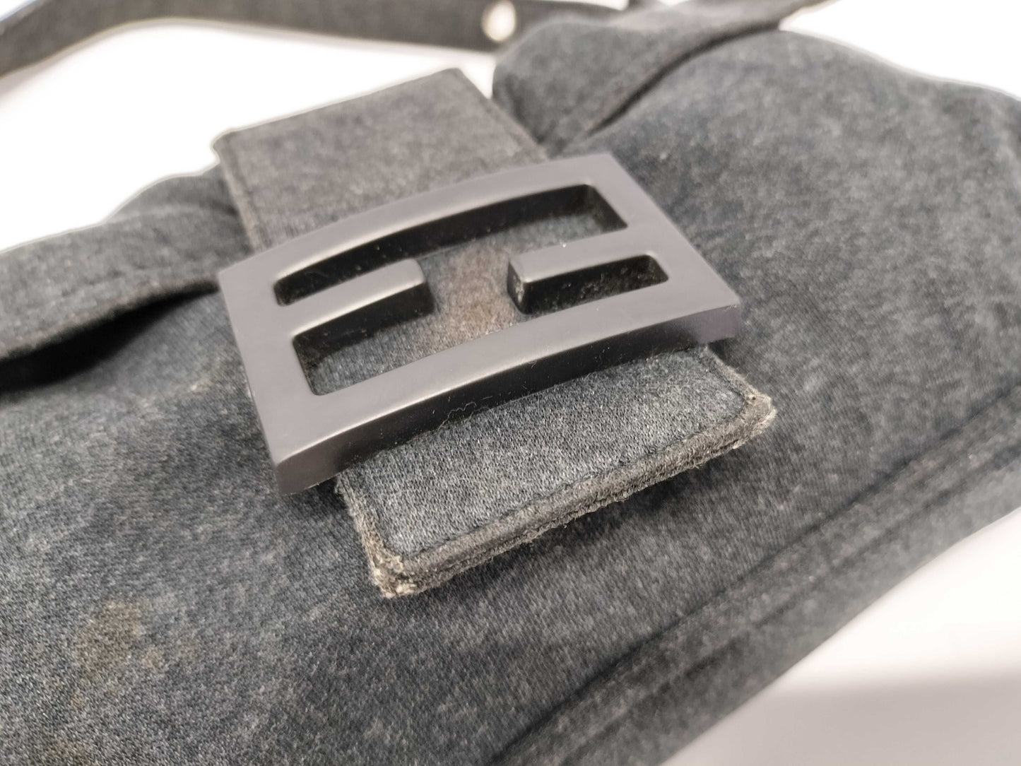 FENDI Mamma Bucket Wool Handbag