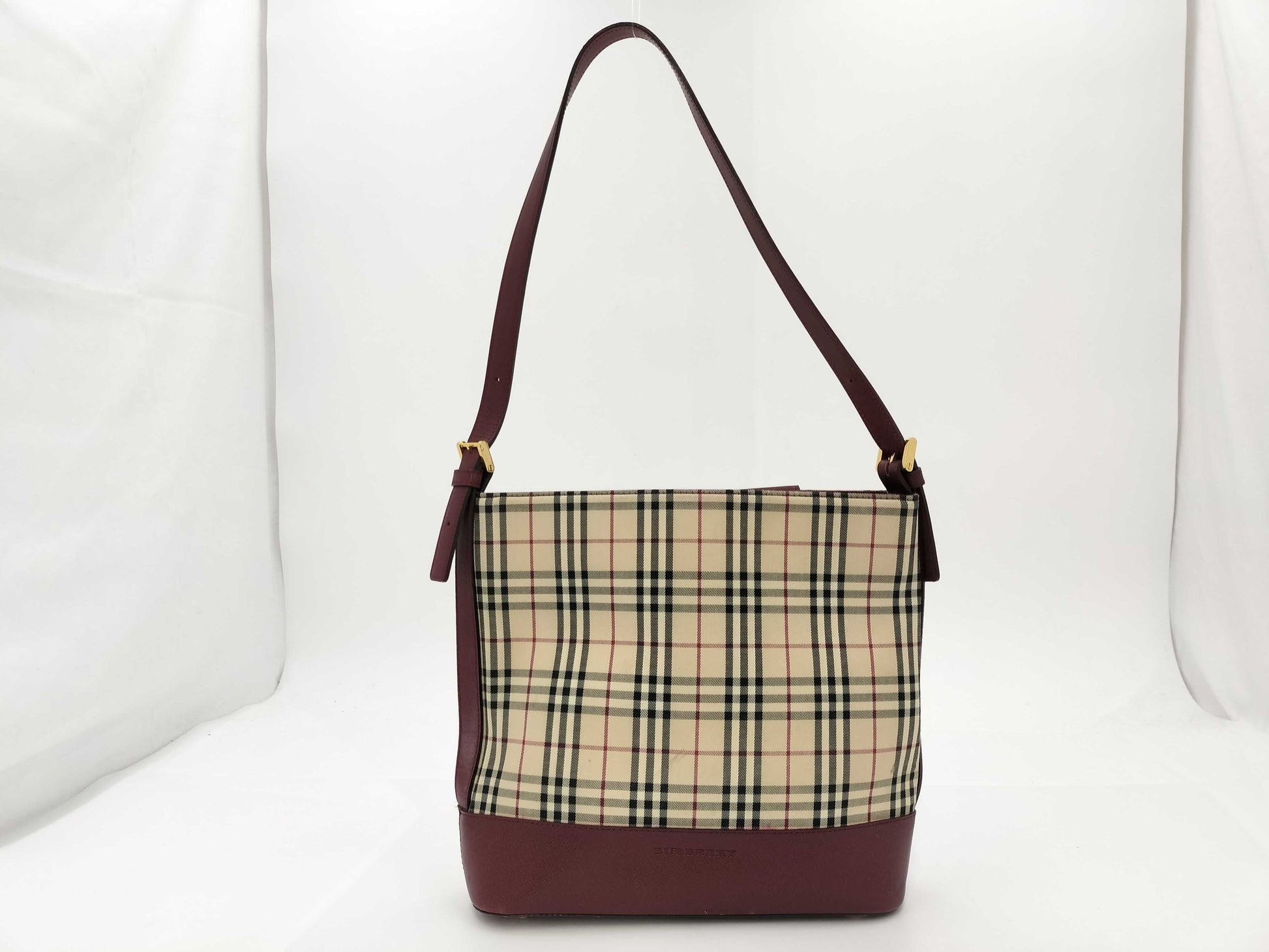 BURBERRY Nova Check Handbag Shoulder Bag
