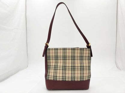 BURBERRY Nova Check Handbag Shoulder Bag