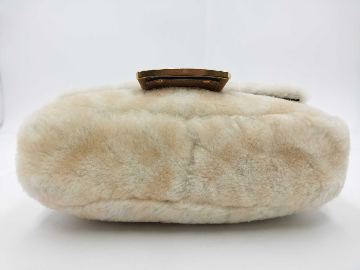 FENDI Unused FENDI Fur Mamma Bucket Handbag Shoulder Bag