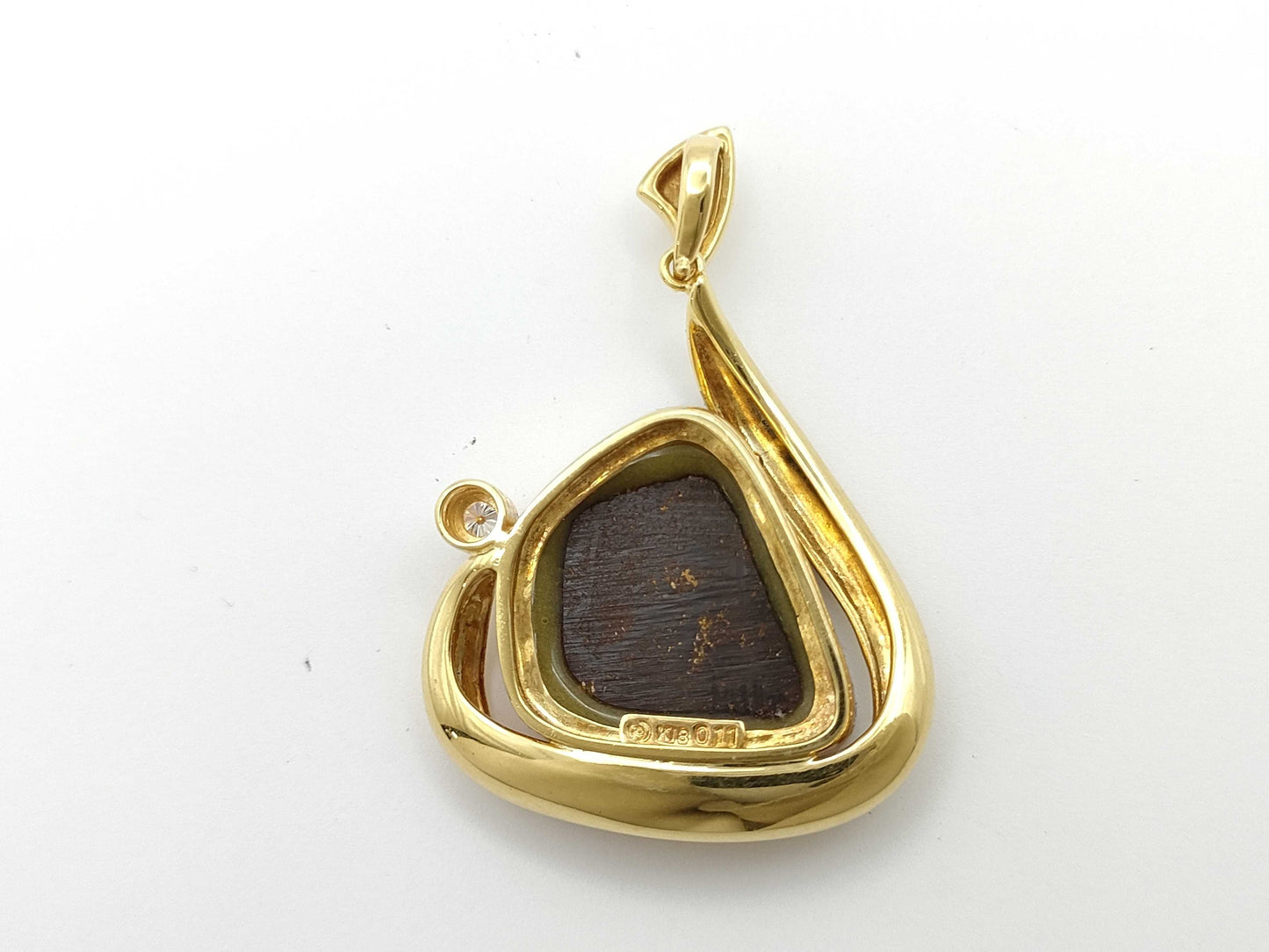 TASAKI Opal D0.11ct K18 13.8g Pendant Top 