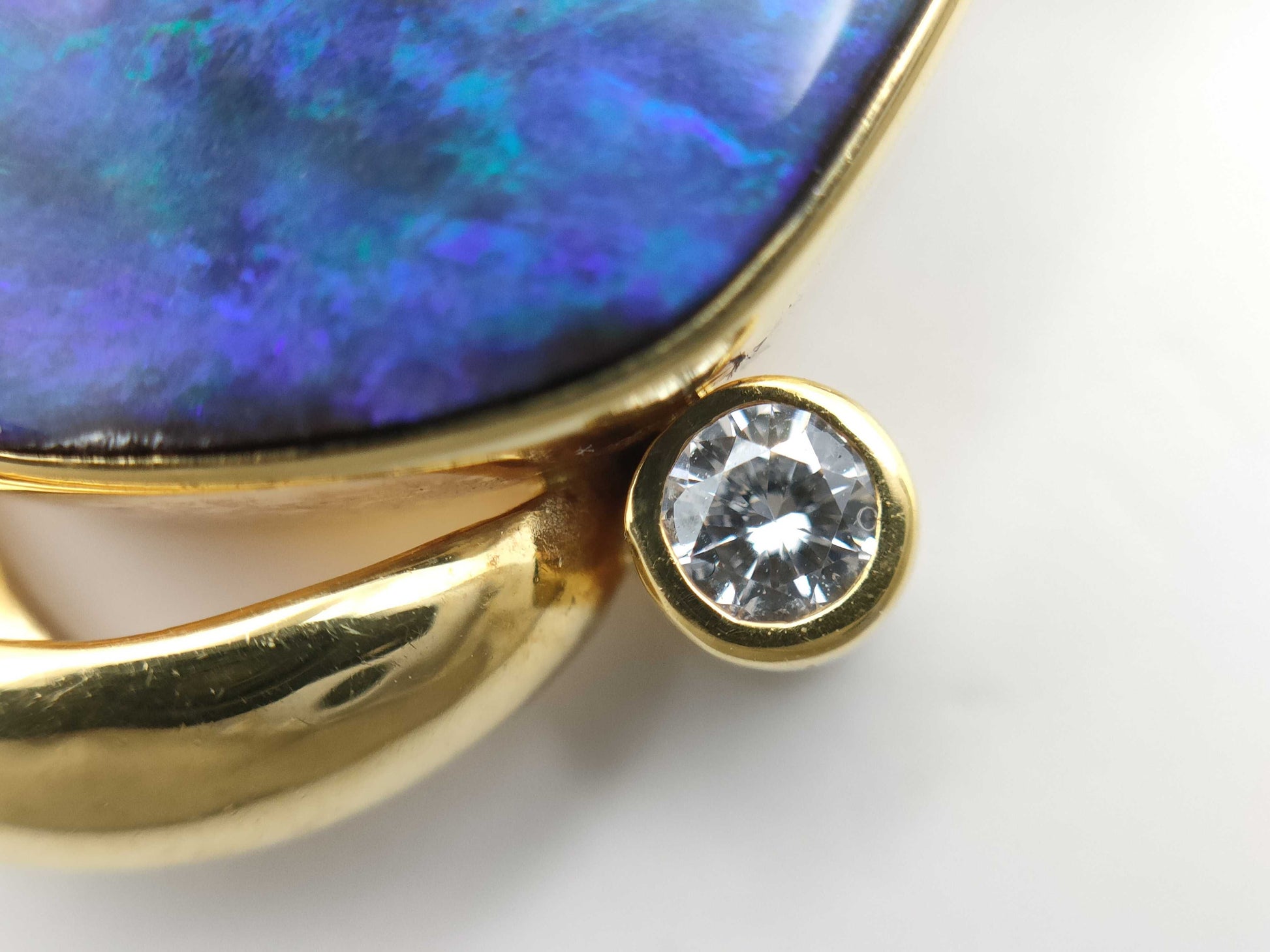 TASAKI Opal D0.11ct K18 13.8g Pendant Top 