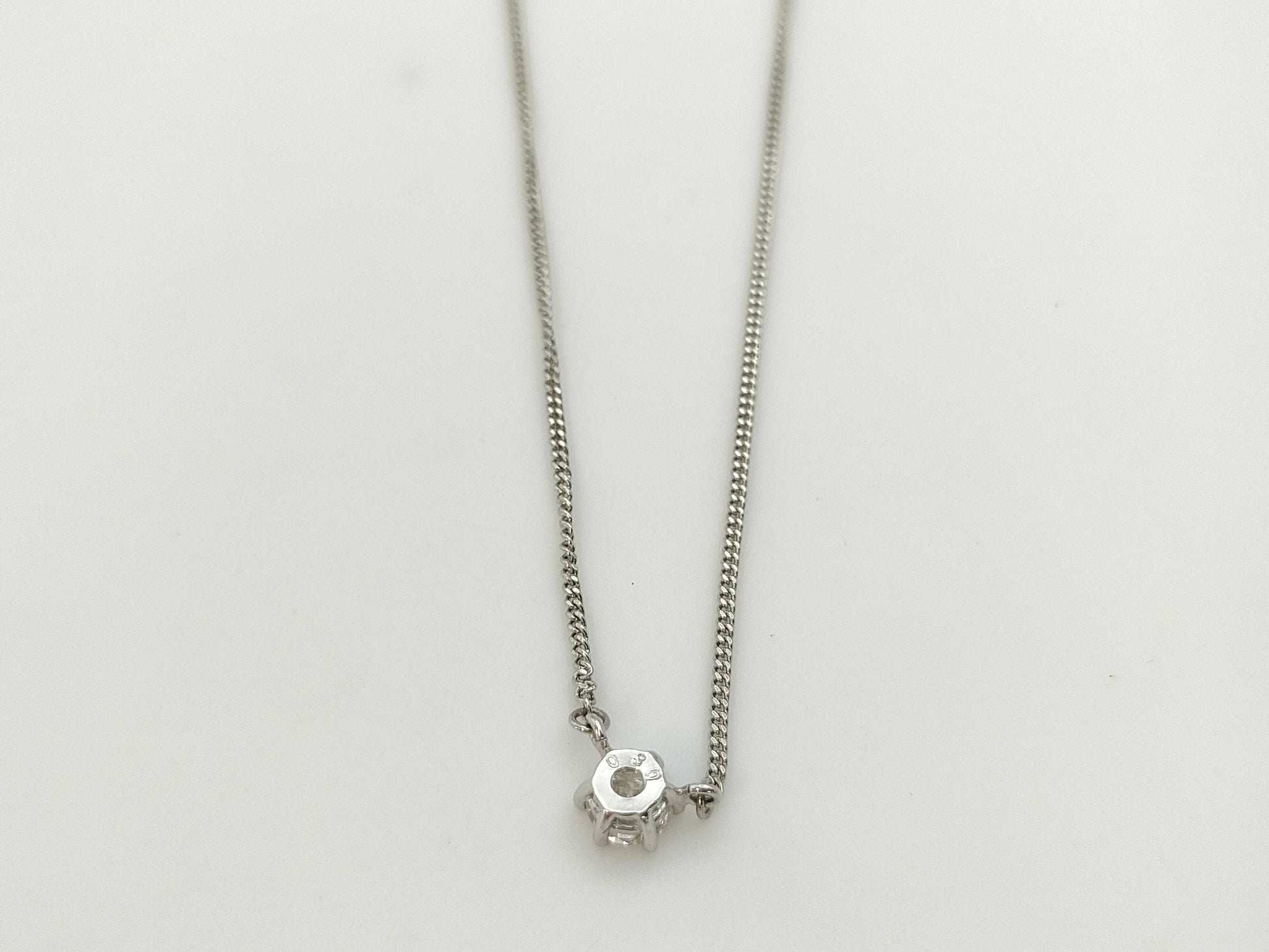 D0.30ct PT850 2.8g Necklace 