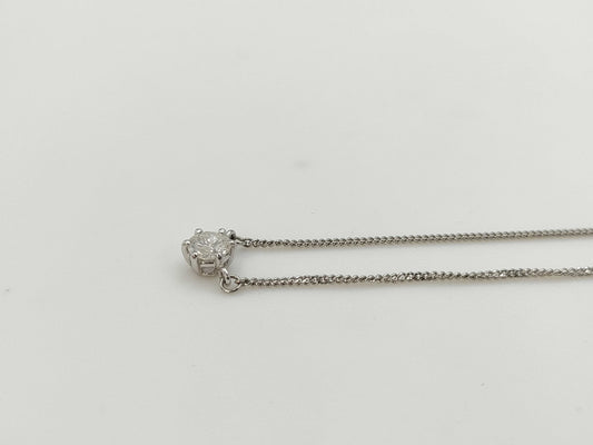 D0.30ct PT850 2.8g Necklace 