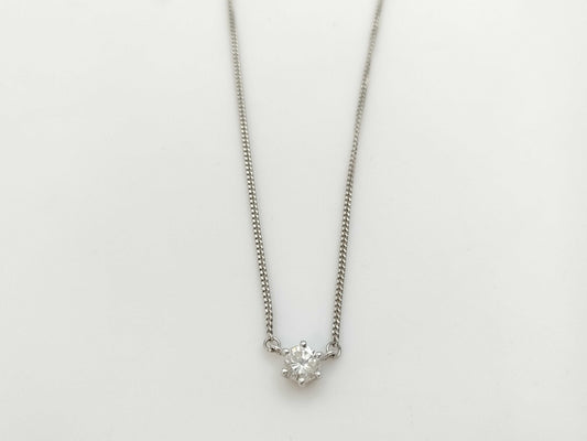 D0.30ct PT850 2.8g Necklace 
