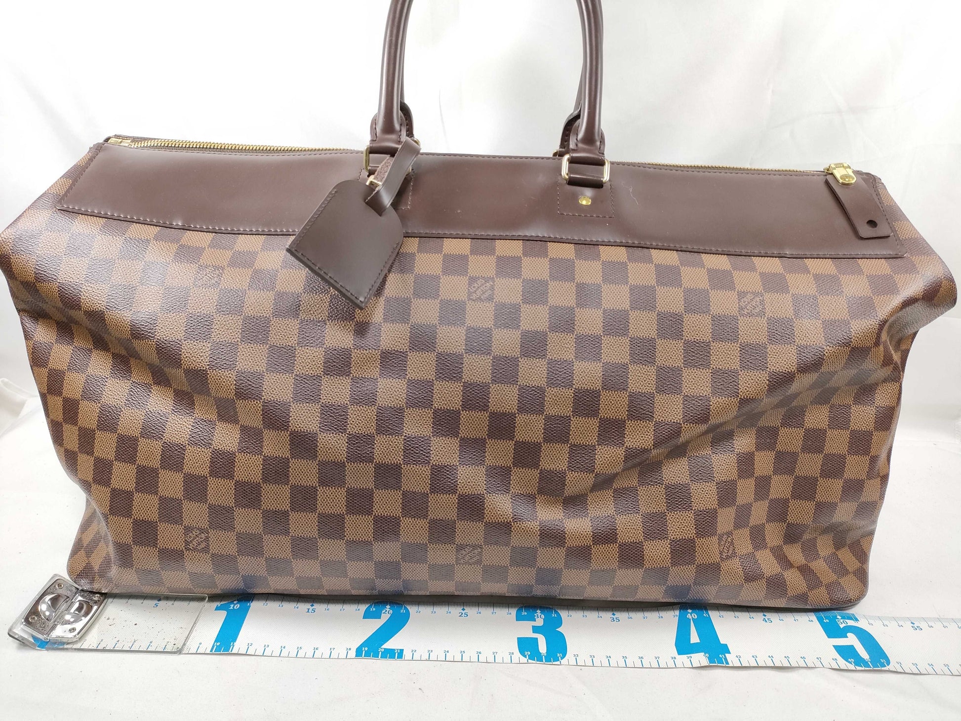 LOUIS VUITTON Damier Greenwich Boston Bag