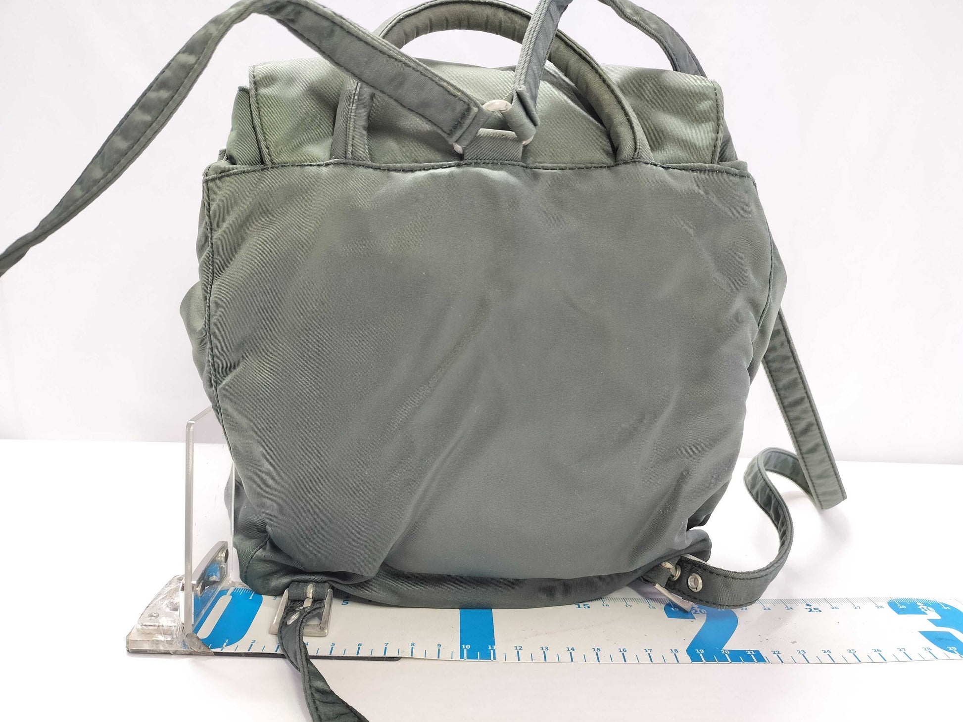 PRADA Nylon Prada Nylon Backpack Green Backpack