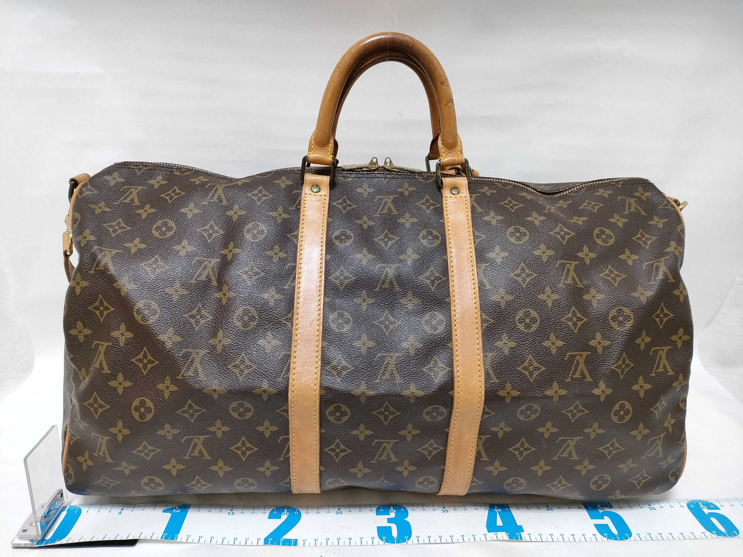 LOUIS VUITTON Monogram Keepall Bandouliere 55 VI884 Boston Bag