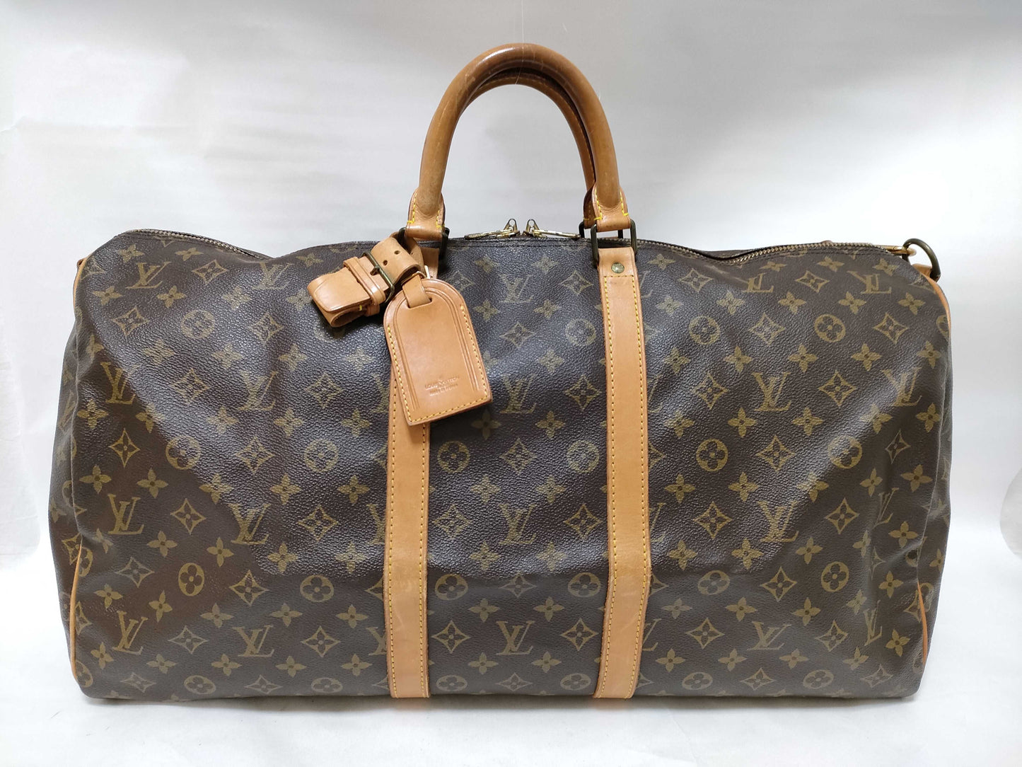 LOUIS VUITTON Monogram Keepall Bandouliere 55 VI884 Boston Bag
