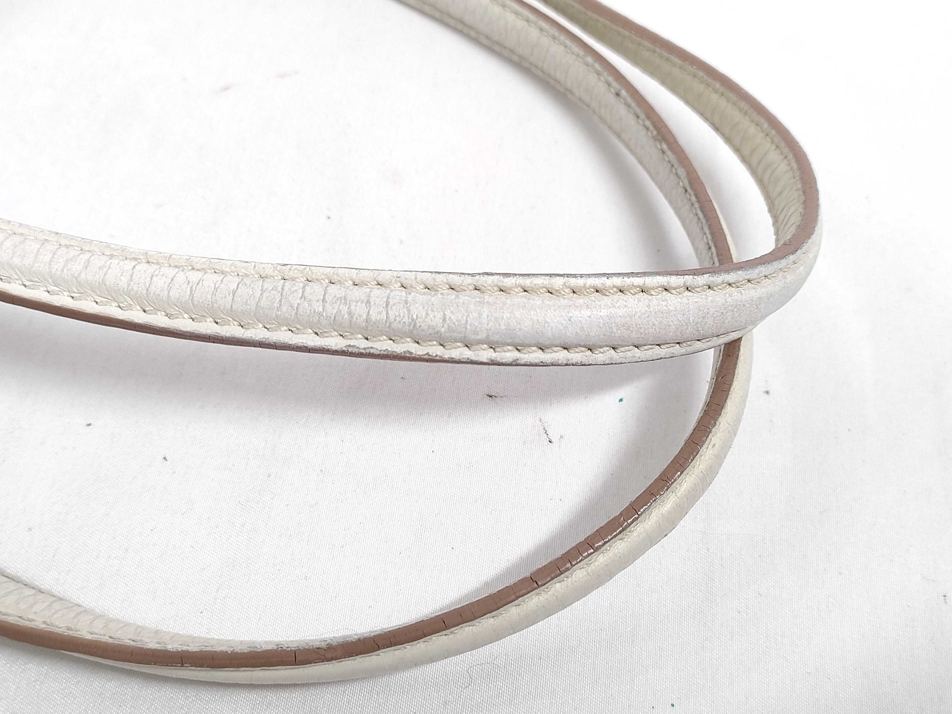 TODS Shopping Tote Medium Leather White Tote Bag