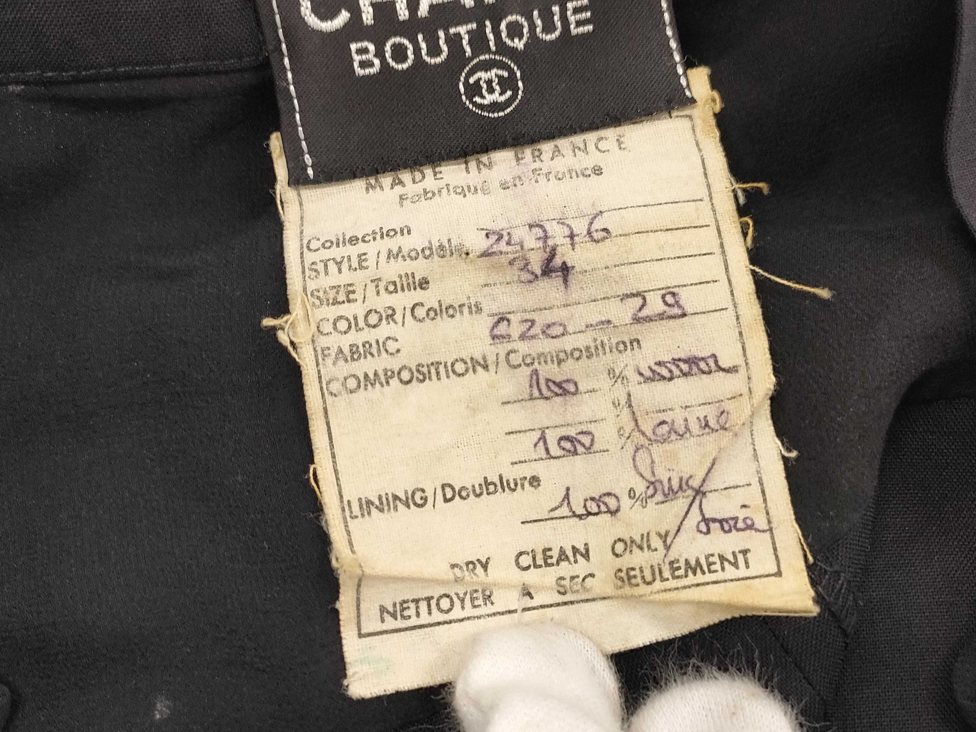 CHANEL Coco Button Skirt Size 34 Pants