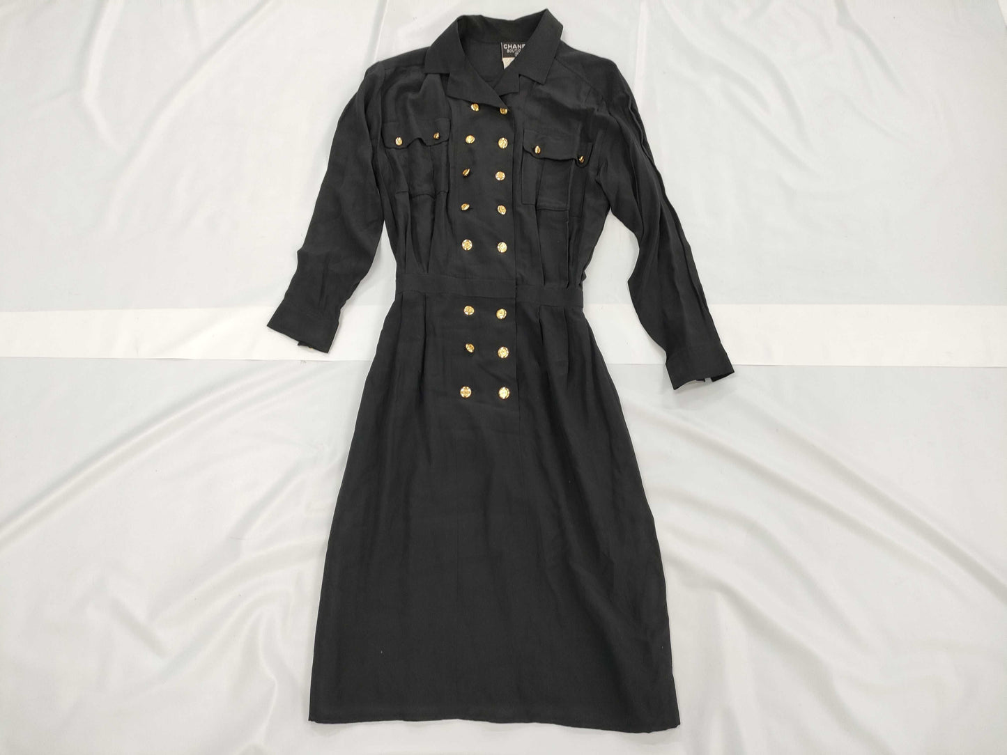 CHANEL A7 Coco Button Dress Size 40 Dress