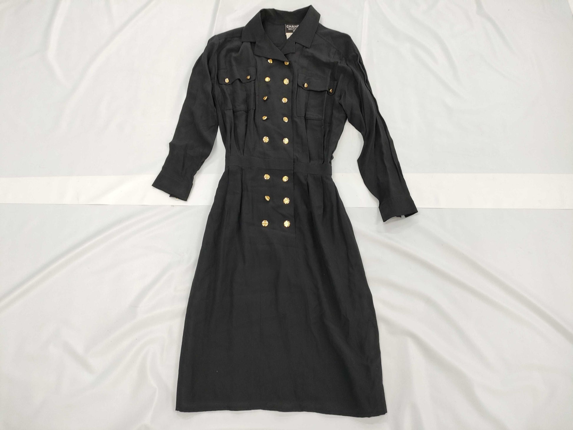 CHANEL A7 Coco Button Dress Size 40 Dress