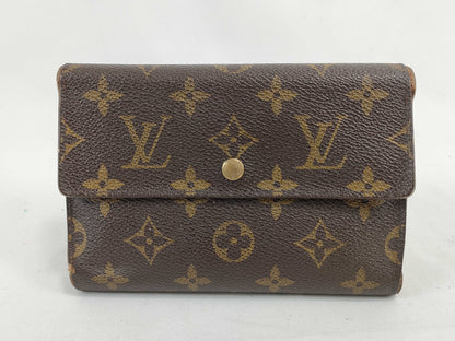 LOUIS VUITTON Monogram Porte Tresor Etui Monogram Wallet M61200