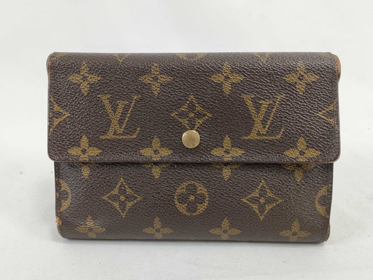 LOUIS VUITTON Monogram Porte Tresor Etui Monogram Wallet M61200