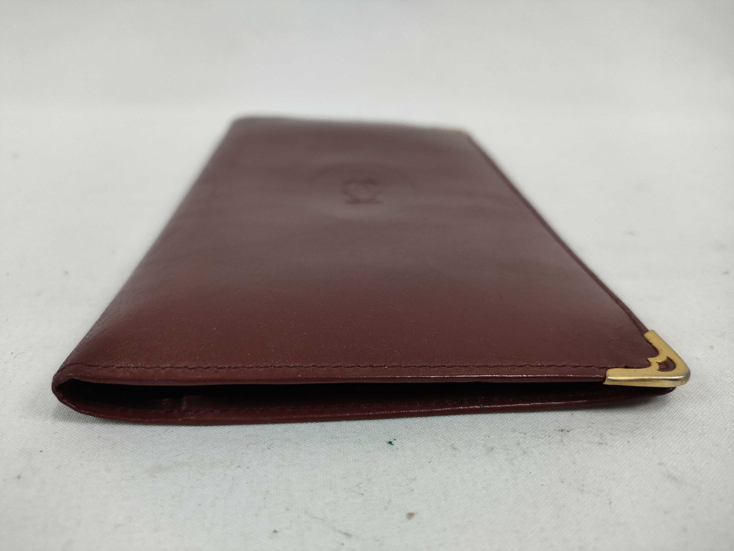 Cartier Must Wallet Must Line Calfskin Bordeaux Wallet