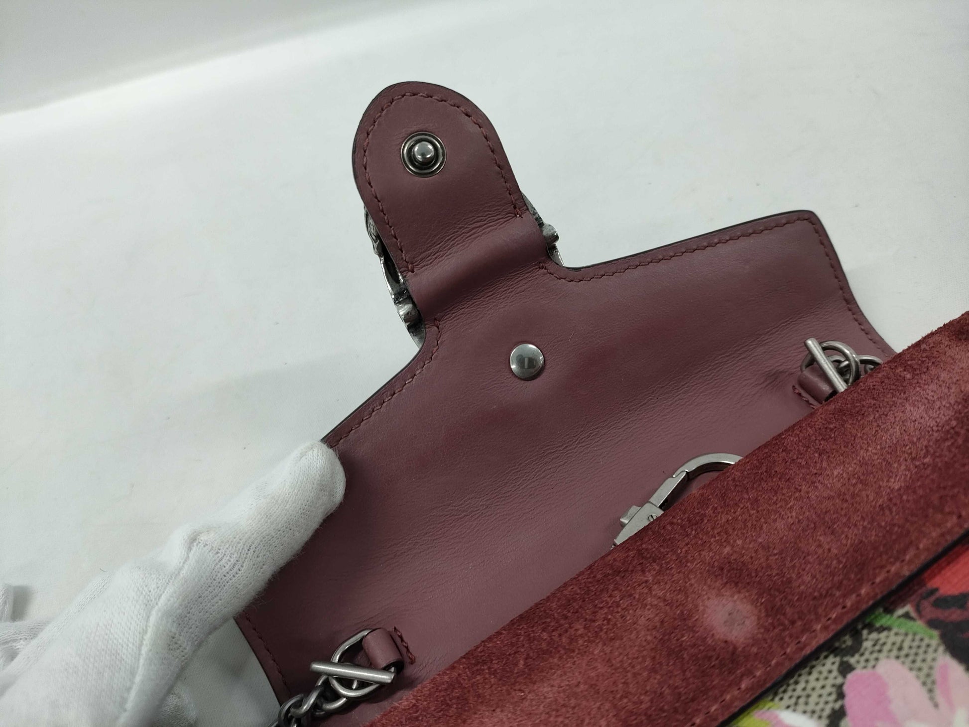 GUCCI Dionysus Chain Shoulder Bag GG Blooms 476432 0959 Beige Wallet