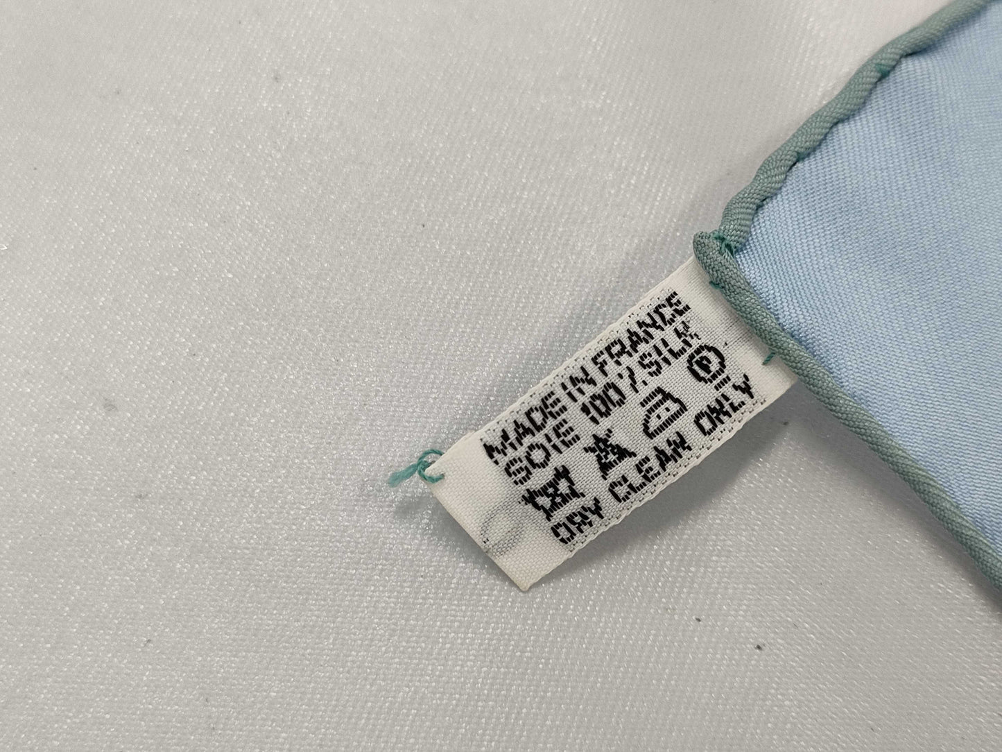 HERMES Carre 90 Light Blue Other Accessories