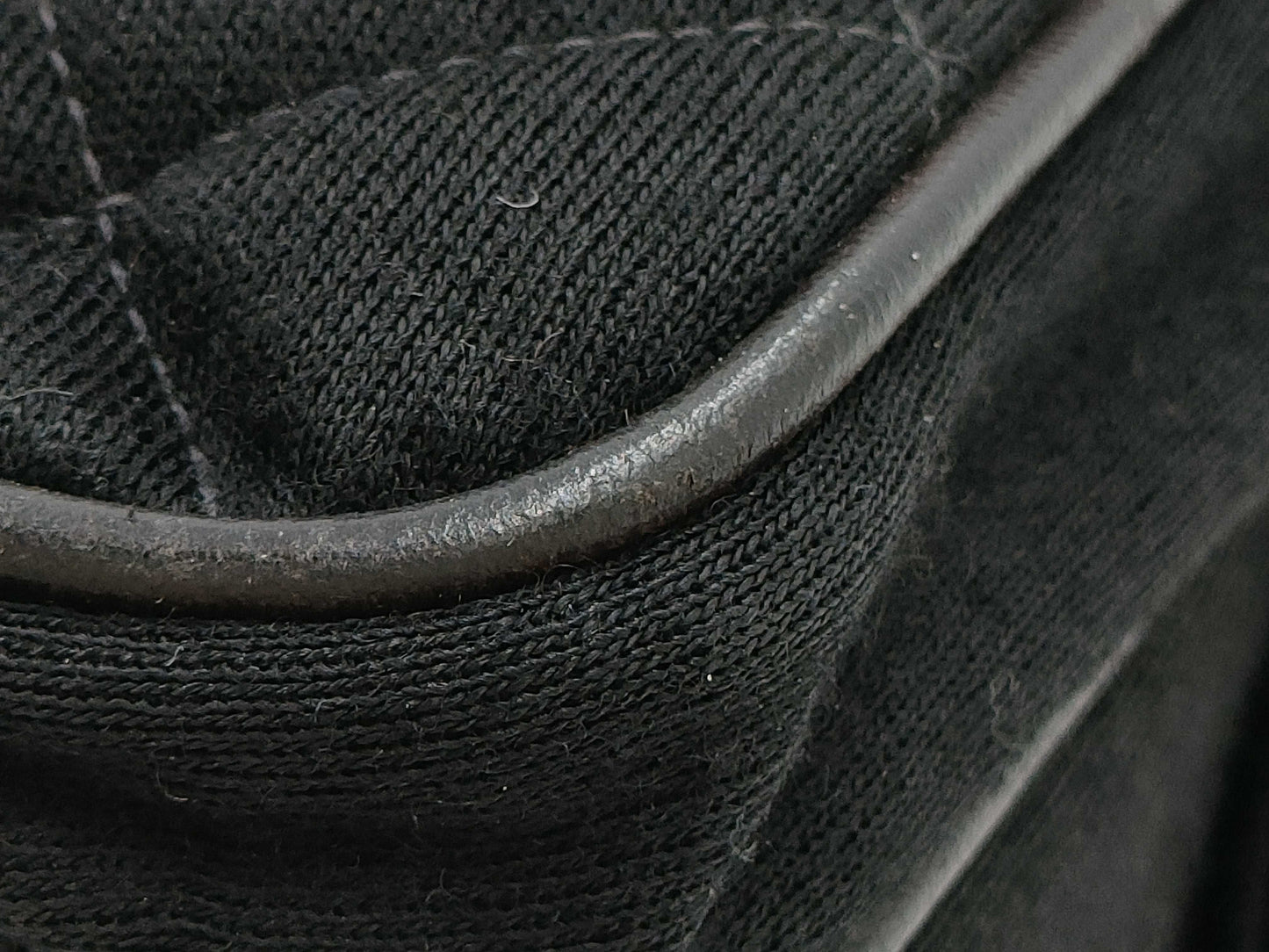 CHANEL Matelasse Chain Shoulder Bag, Cotton, Black, No. 1, Shoulder Bag