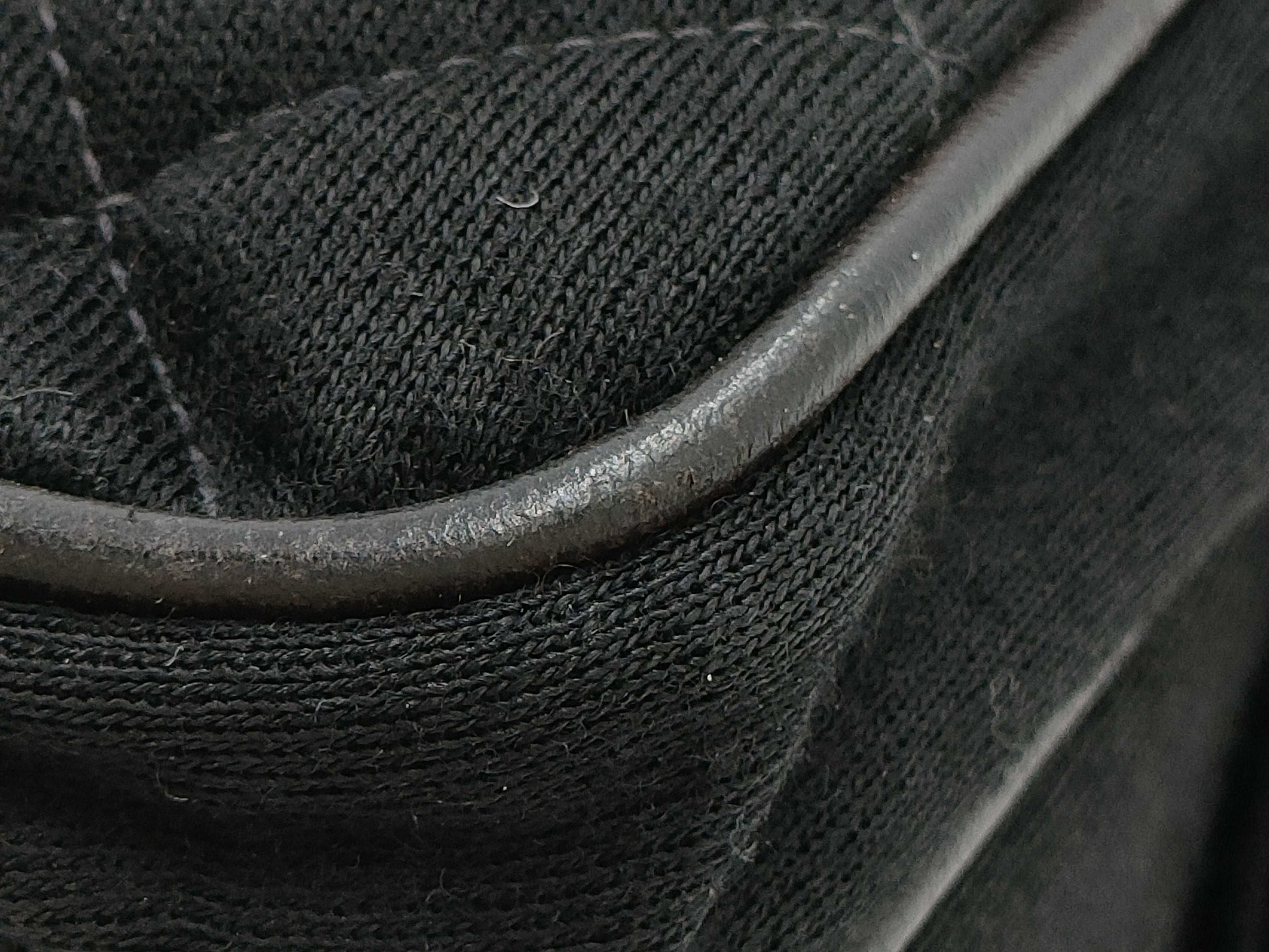 CHANEL Matelasse Chain Shoulder Bag, Cotton, Black, No. 1, Shoulder Bag