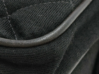 CHANEL Matelasse Chain Shoulder Bag, Cotton, Black, No. 1, Shoulder Bag