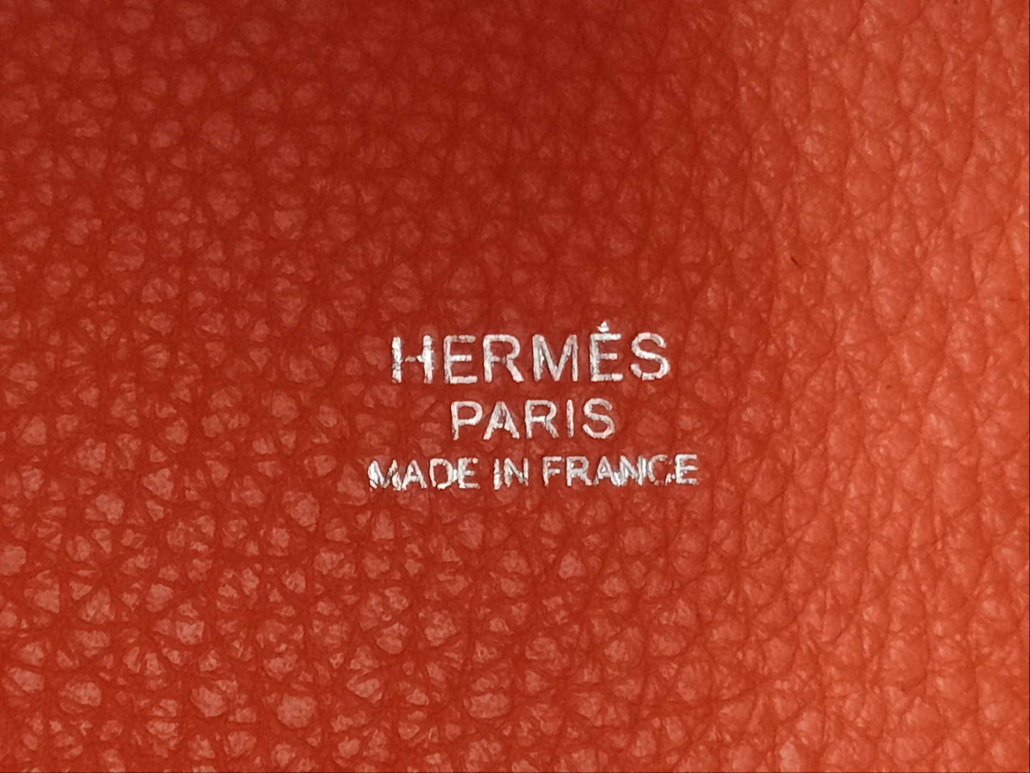 HERMES Picotin Lock MM Taurillon Orange Tote Bag