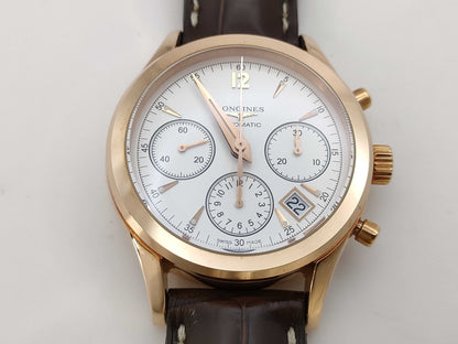 LONGINES Heritage Collection Column Wheel L2.742.8 39542895 Automatic 18K Gold Men's Watch