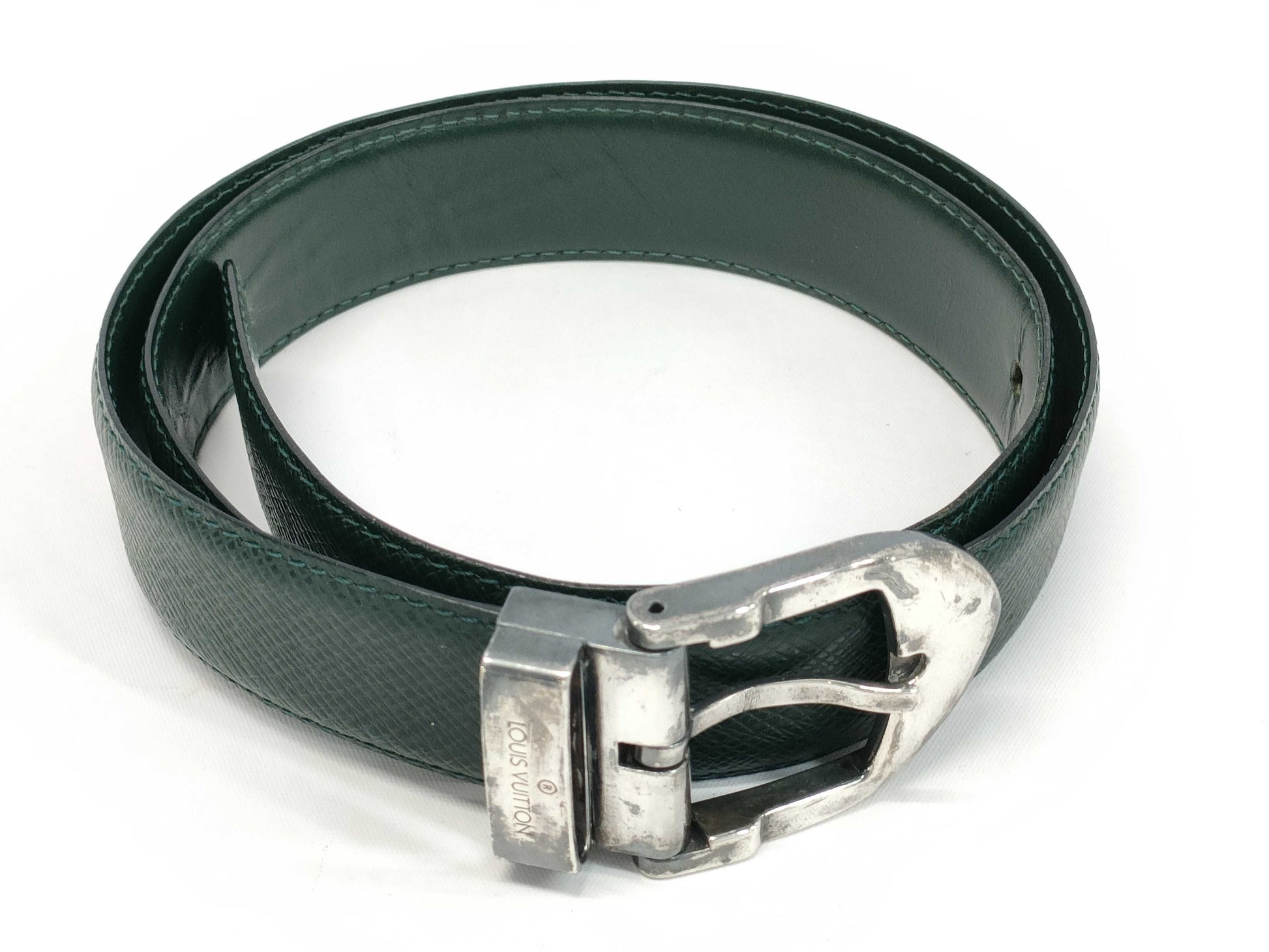 LOUIS VUITTON Classic Taiga Belt