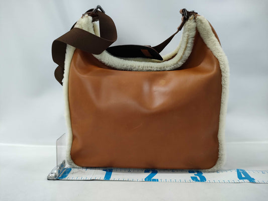 Salvatore Ferragamo One-Shoulder Wool Gancini Shoulder Bag