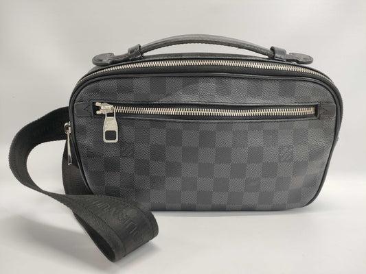 LOUIS VUITTON Umbrella Damier Graphite Shoulder Bag