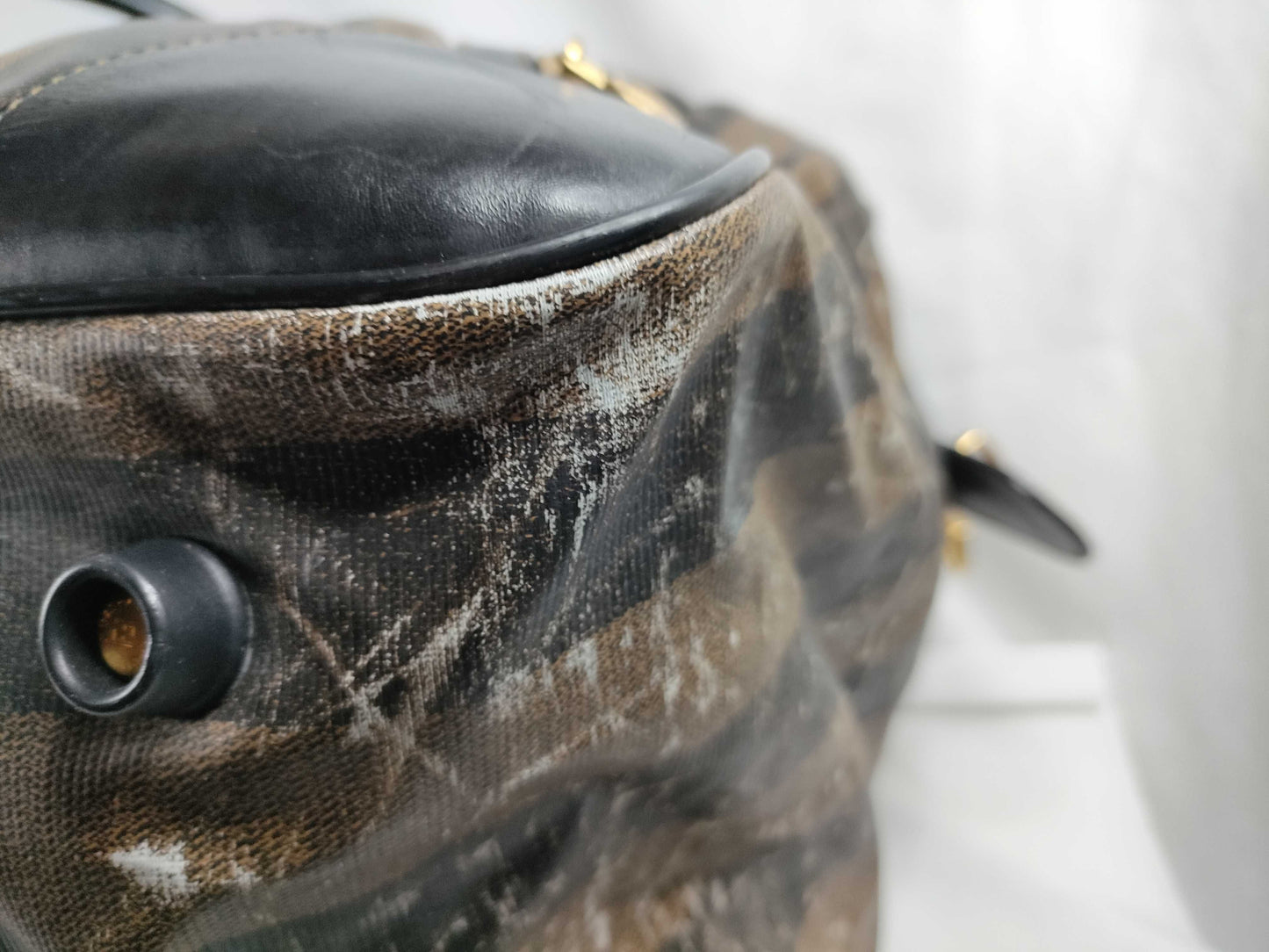 FENDI Pecan Boston Bag